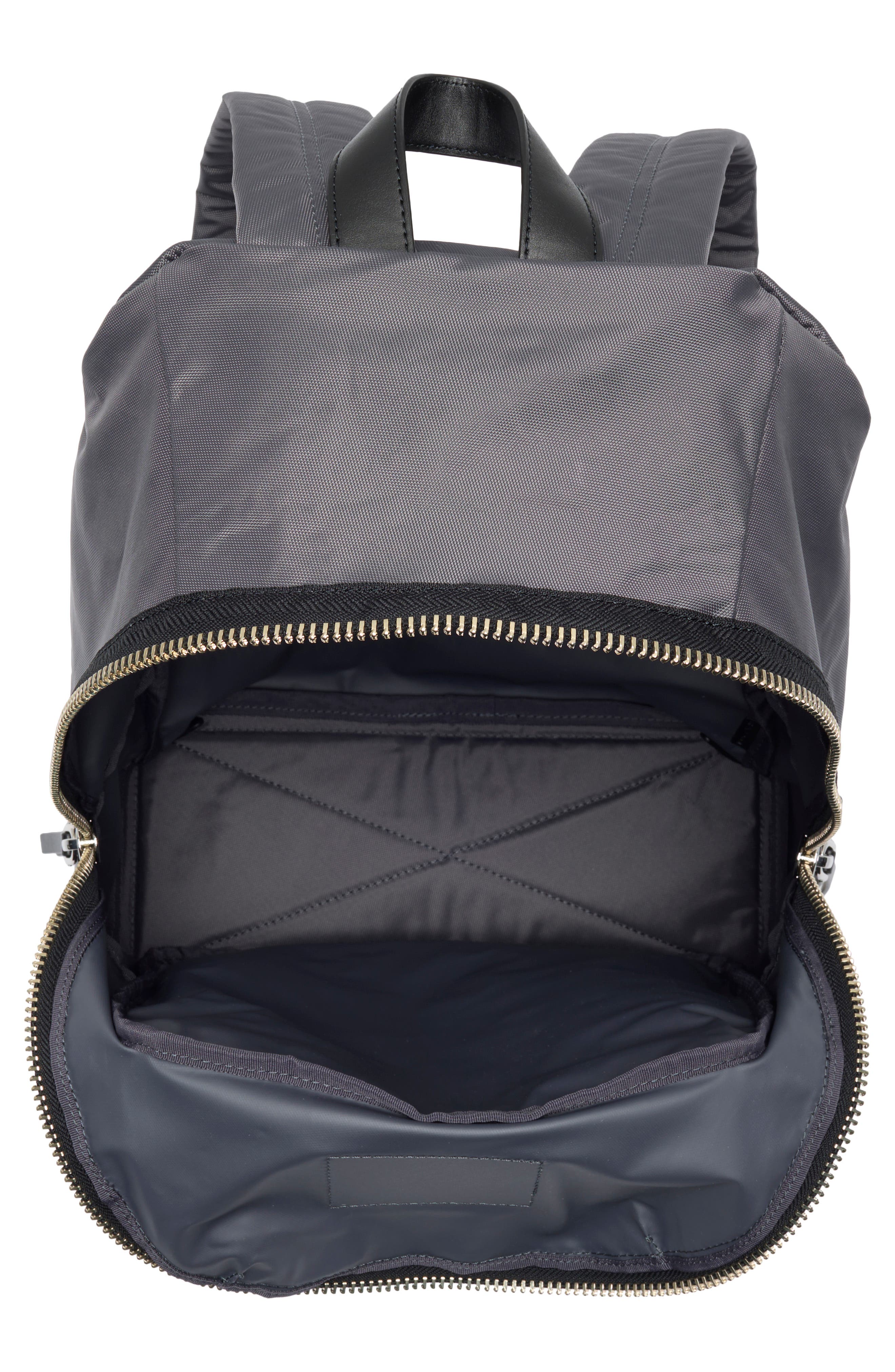 The Biker Nylon Large Backpack, Alternate, color, DARK SHADOW