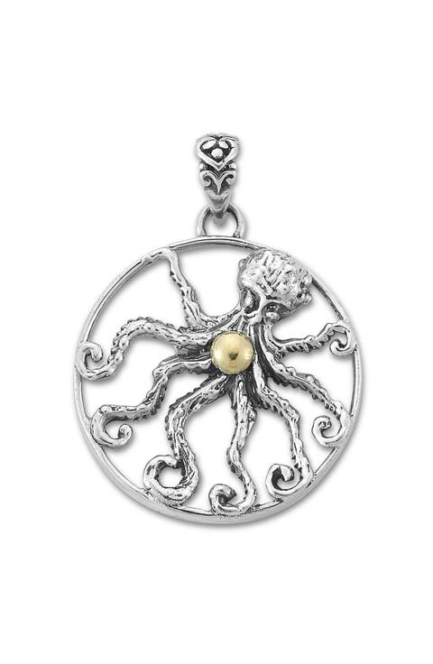 Octopus Two-Tone Pendant