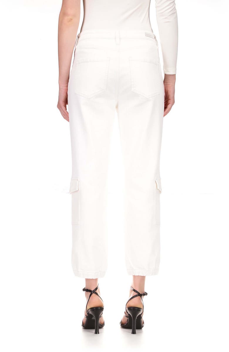 Sanctuary Brooklyn Crop Stretch Cotton Cargo Joggers, Alternate, color, Wntw