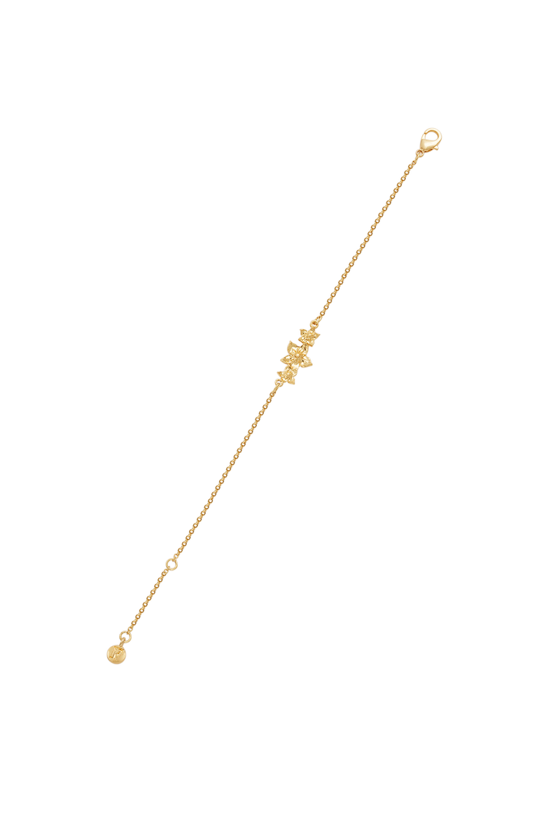Jasmine & Pearl Bracelet, Alternate, color, Gold