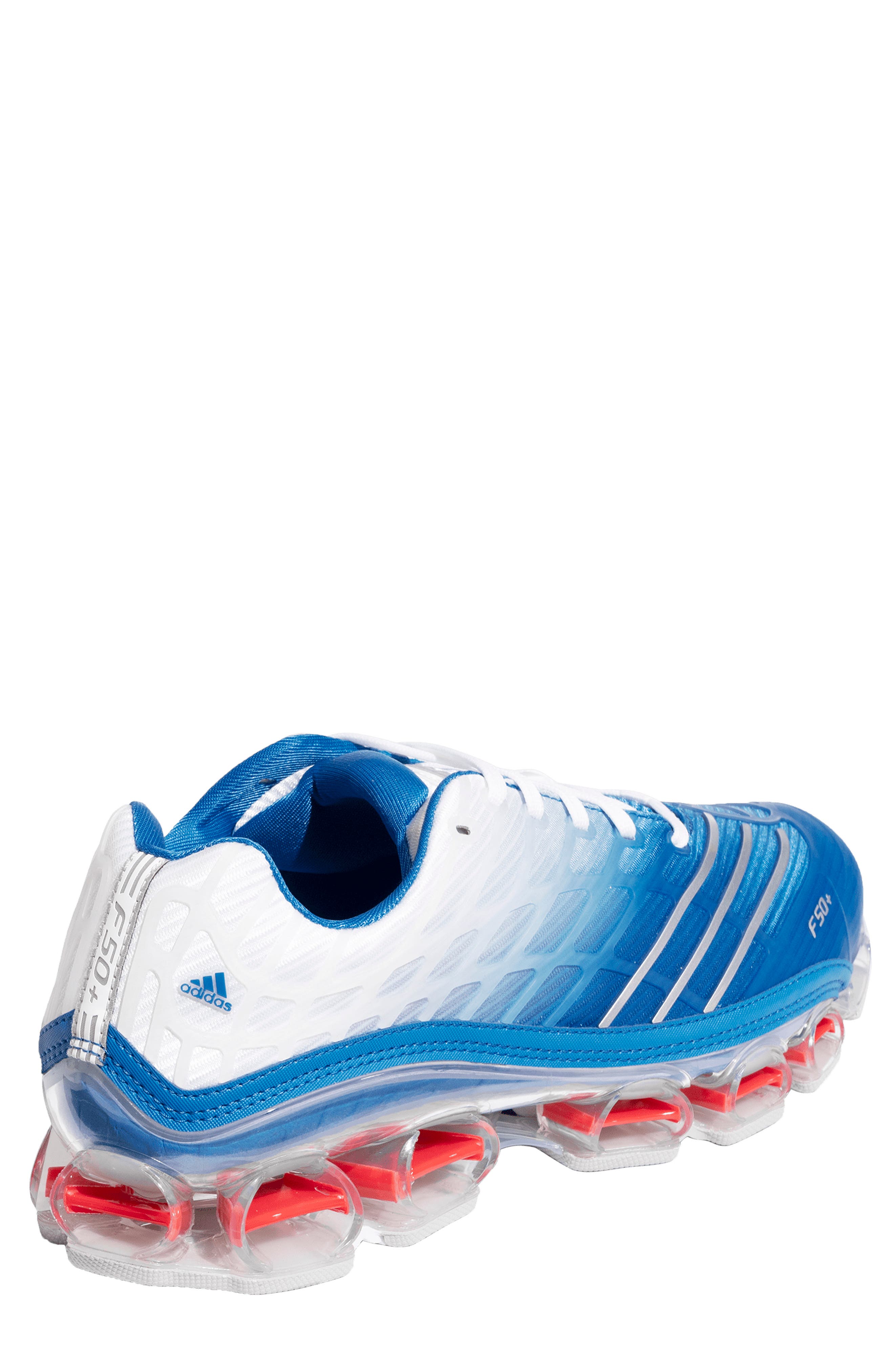 Megaride F50 Running Sneaker, Alternate, color, BLUEBIRD/ SILVER MET/ WHITE