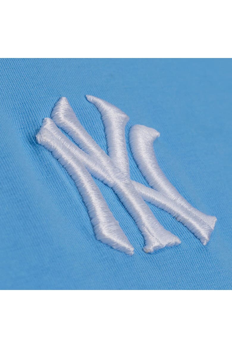 Men's Mitchell & Ness Light Blue New York Yankees Insignia Premium T-Shirt, Alternate, color, Light Blue