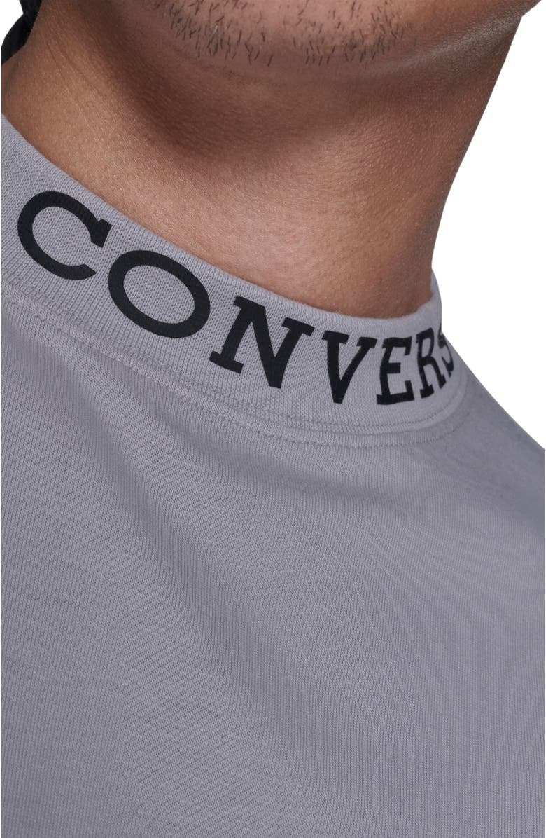 Converse Gold Standard Mock Tee, Alternate, color, Grey Area