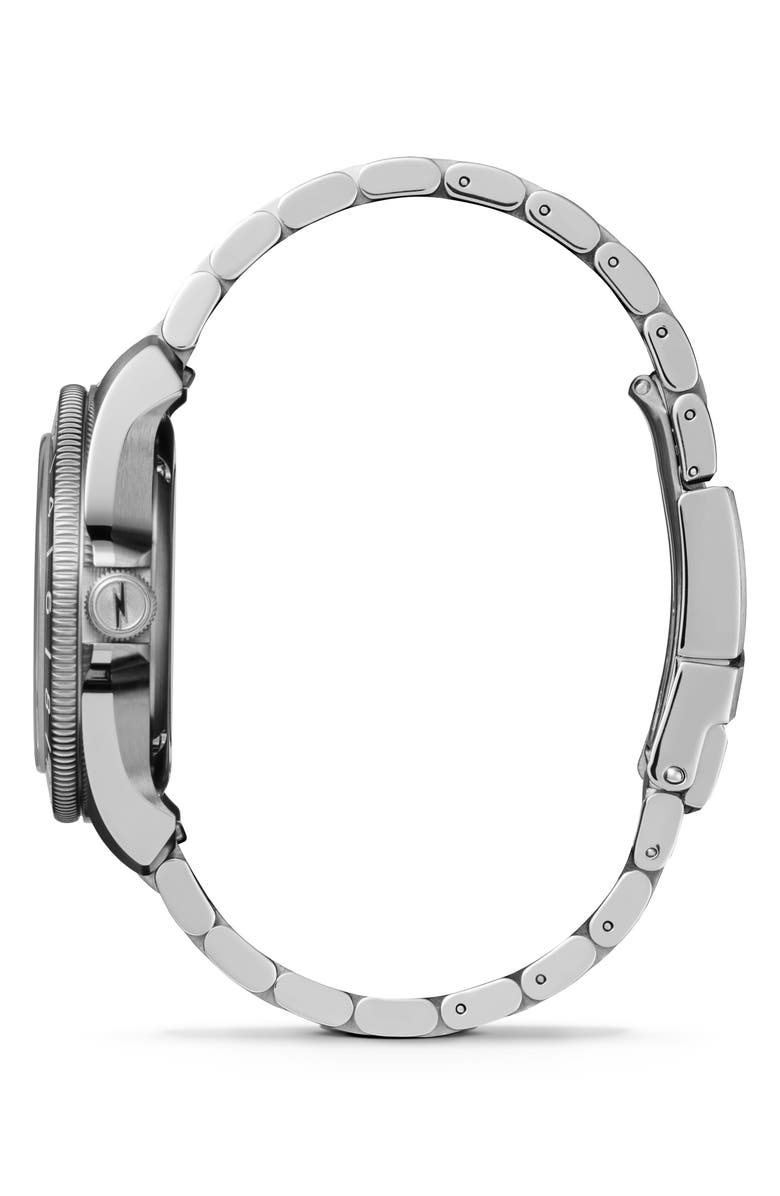 Shinola Monster GMT Automatic Watch, 40mm, Alternate, color, Whiskey Brown