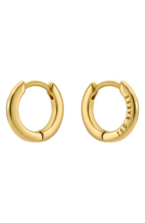 Crislie Logo Hoop Earrings