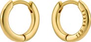 Ted Baker Crislie Logo Hoop Earrings
