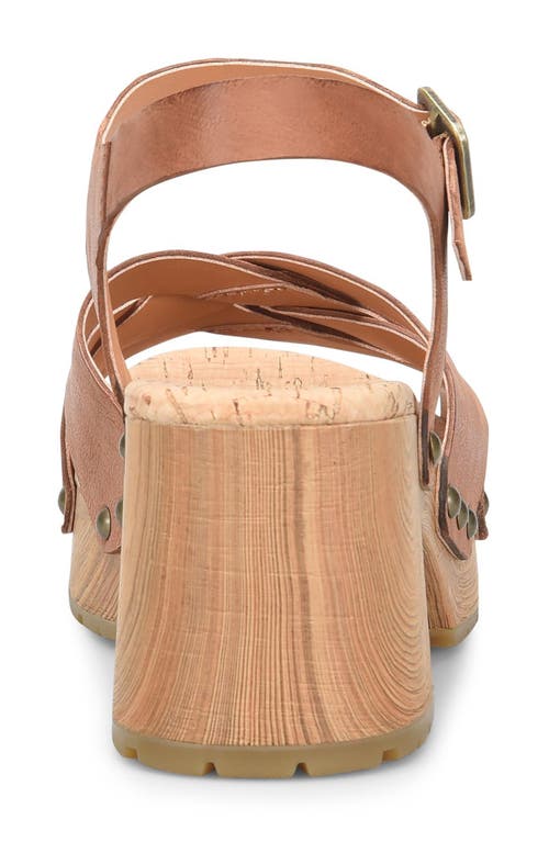 Kork-ease ® Tia Ankle Strap Sandal In Brown F/g