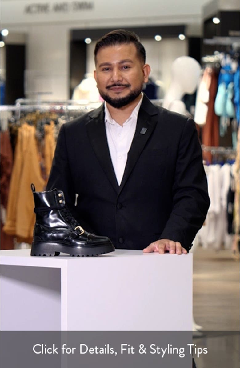 Stellar Cap Toe Combat Boot, sales video thumbnail