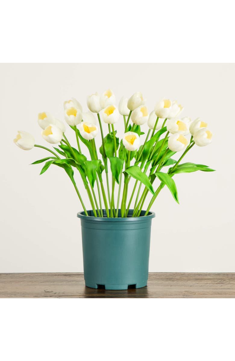 NEARLY NATURAL 2-ft UV Resistant Artificial Tulip Plant, Alternate, color, Green