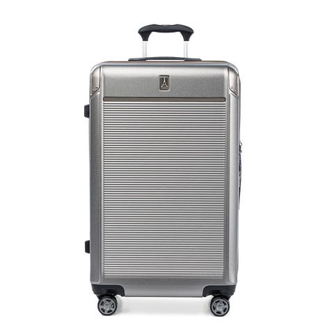 Platinum Elite Hardside Expandable Checked- Large 28-Inch Spinner Wheel Luggage