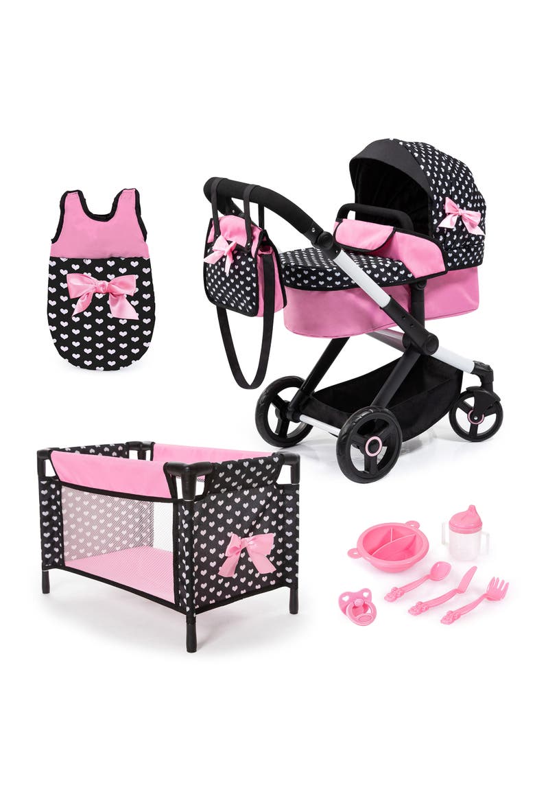 Xeo Mega 10Piece Set Pram, Bed, Handbag & Accessories, Main, color, Multicolored
