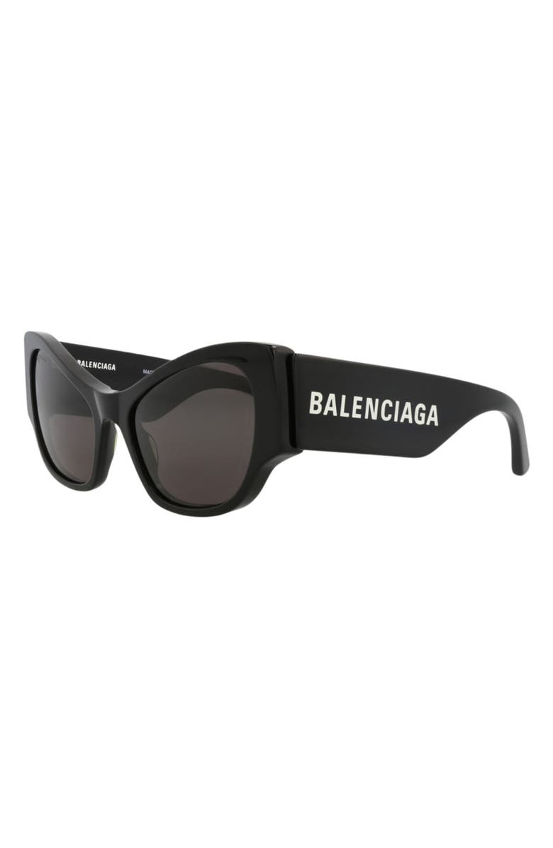 Balenciaga 56mm Cat Eye Sunglasses, Alternate, color, 