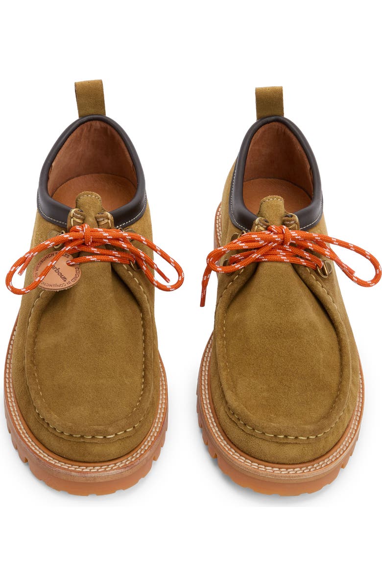 Barbour x Wildbunch Coatham Boat Shoe, Alternate, color, Khaki