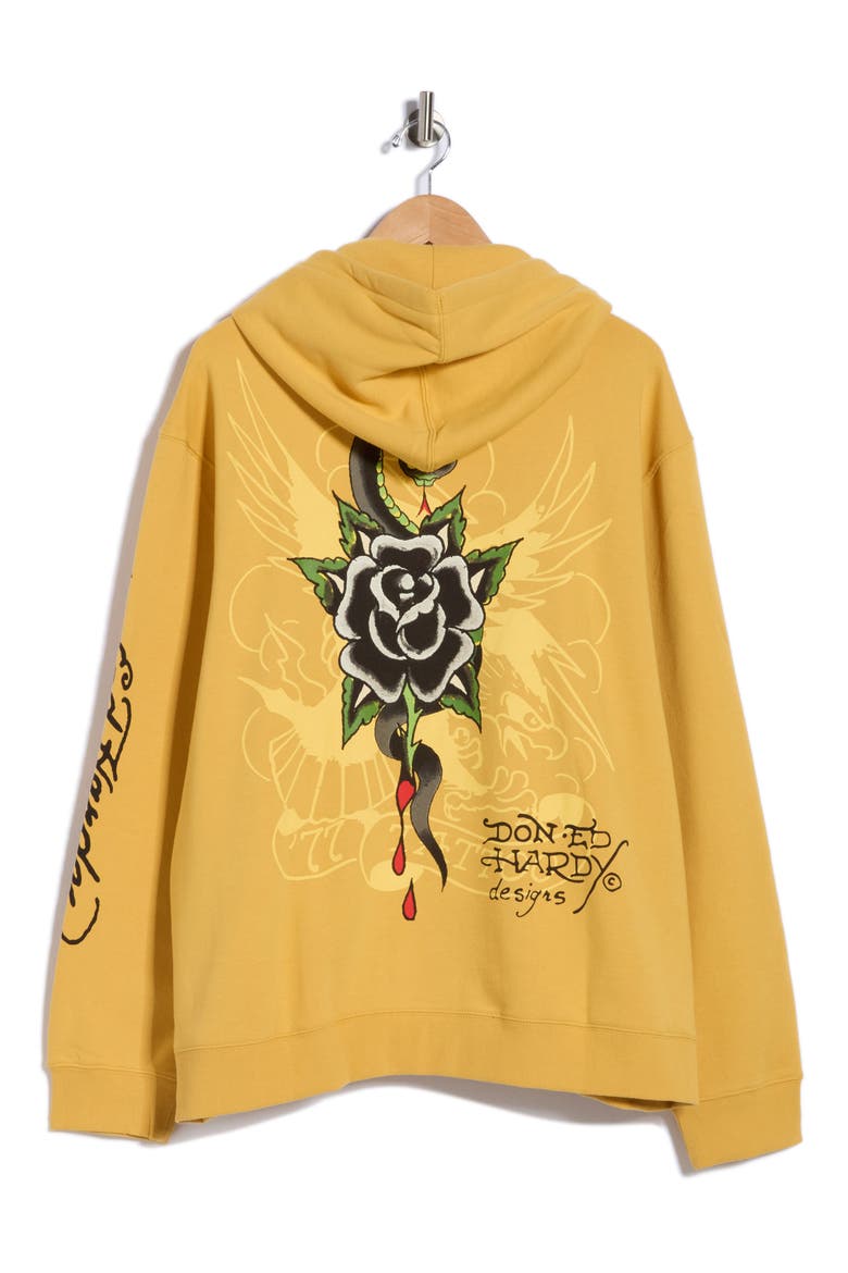 Sacred Heart Hoodie, Alternate, color, GOLDEN YELLOW