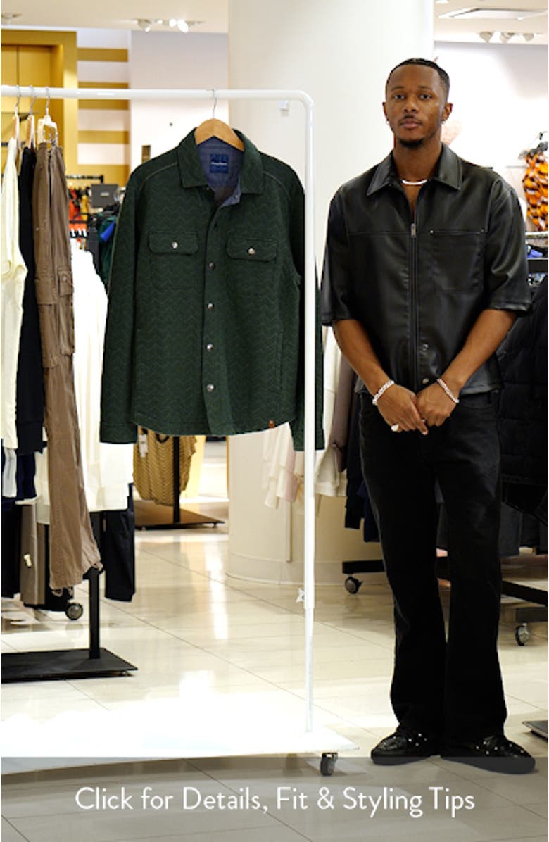 Cobble Hill CPO Quilted Snap-Up Shirt Jacket, sales video thumbnail