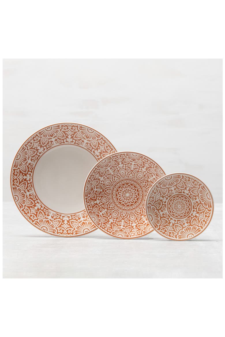 Havana Set of 4 Coupe Dinner Plates, Alternate, color, ORANGE