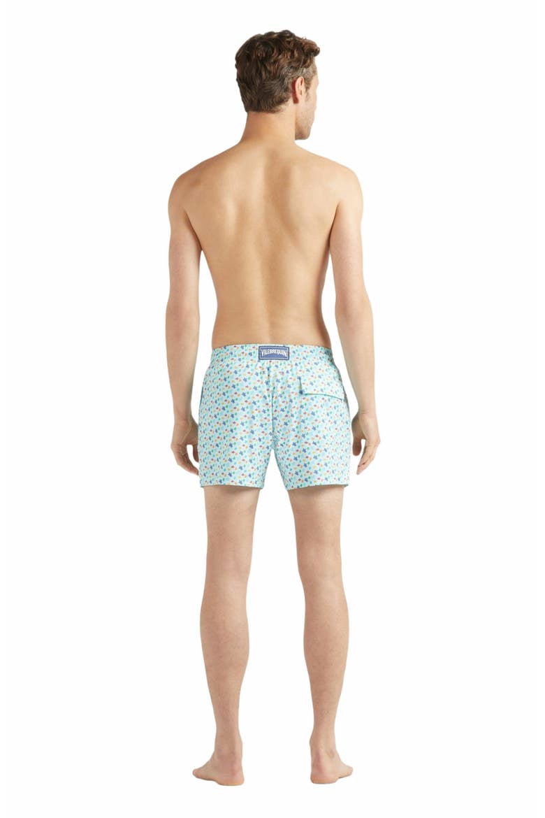 Men's Micro Ronde Des Tortues Rainbow Stretch Short Swim Shorts, Alternate, color, PACIFIC