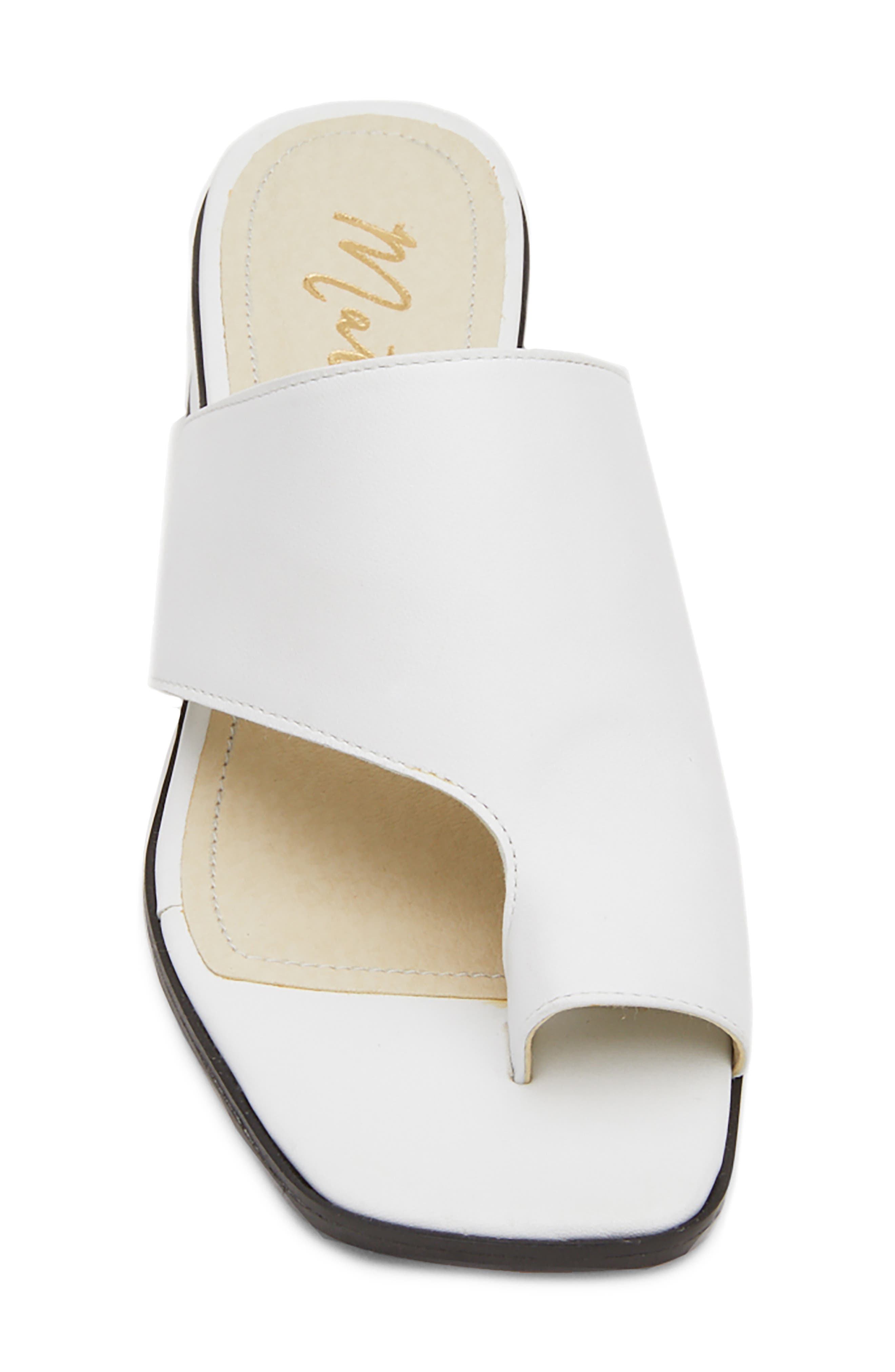 Goddess Sandal, Alternate, color, WHITE LEATHER