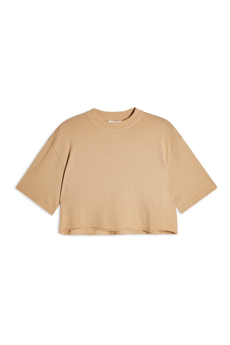 Crop Tee, Alternate, color, STONE