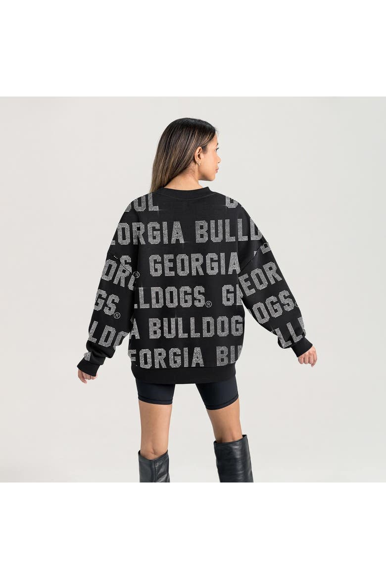Women's Gameday Couture  Black Georgia Bulldogs Hype Era Sweatshirt, Alternate, color, Black
