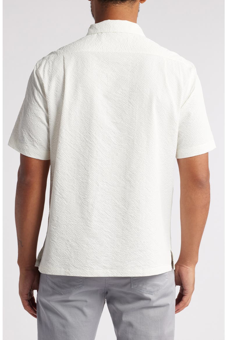 The Lanai Short Sleeve Button-Up Shirt, Alternate, color, EGGSHELL