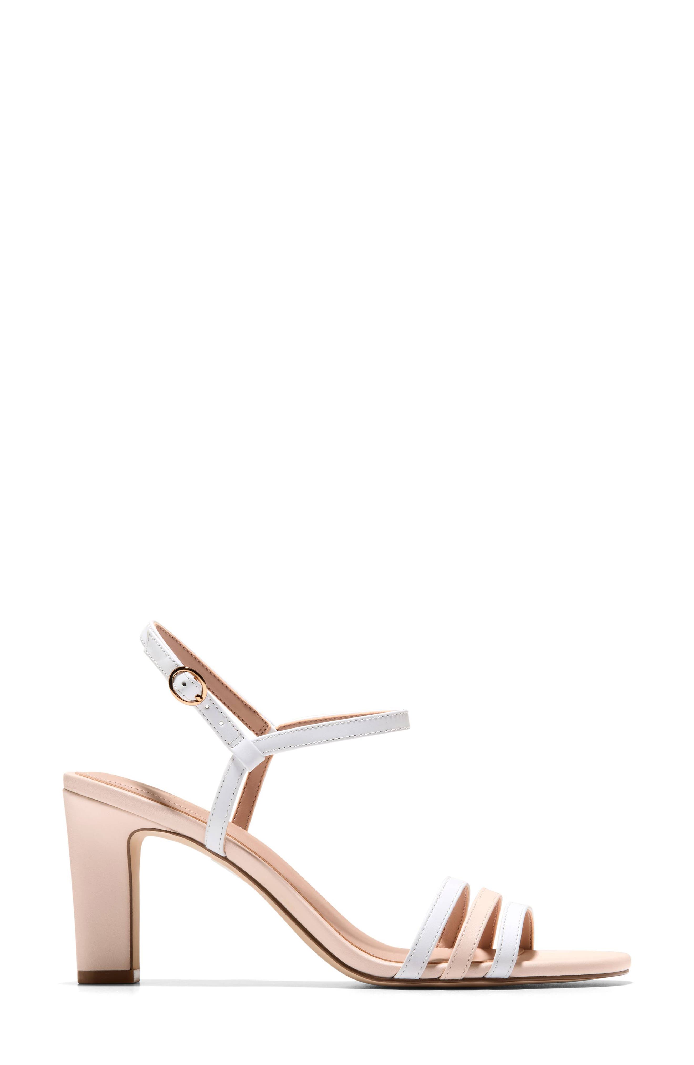 Cole Haan Michelina Strappy Sandal, Alternate, color, White/ Sand Dollar Leather