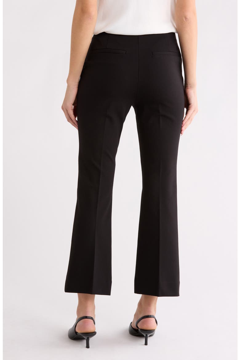 The Alissa Ponte Knit Pants, Alternate, color, BLACK