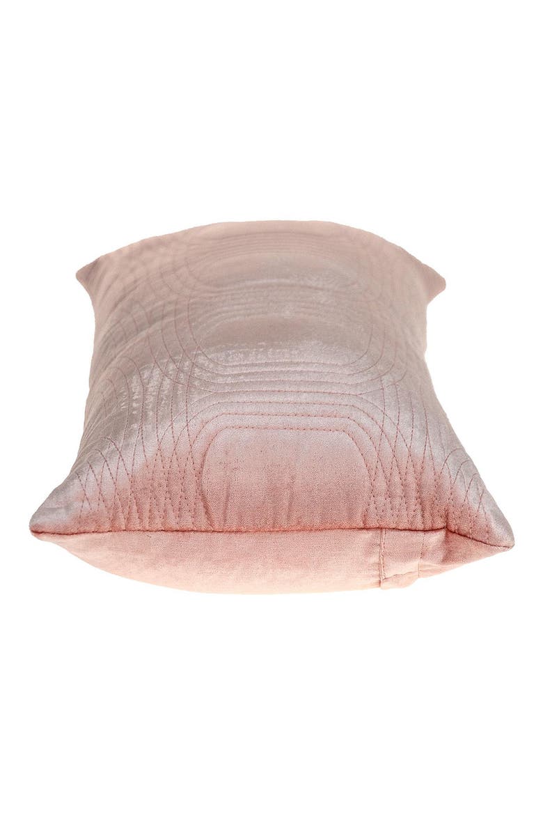 Iphis Topstitched Throw Pillow, Alternate, color, PINK