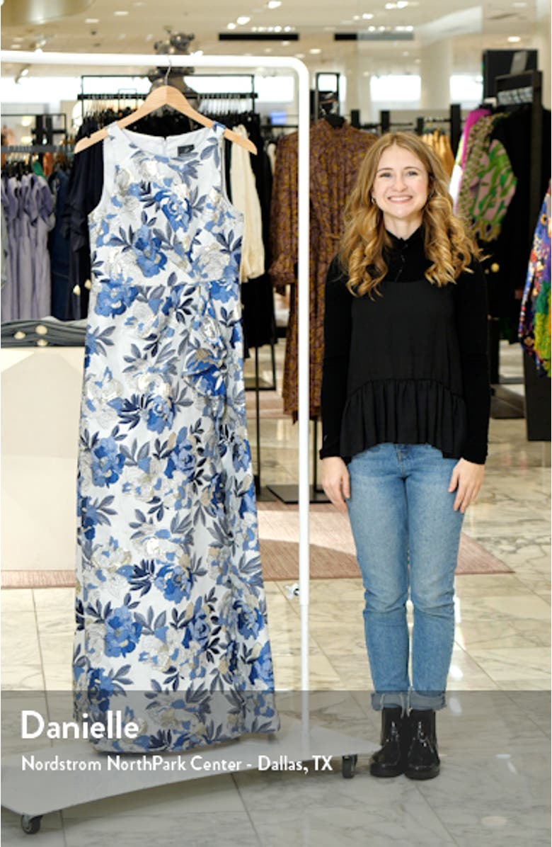 Floral Jacquard Ballgown, sales video thumbnail