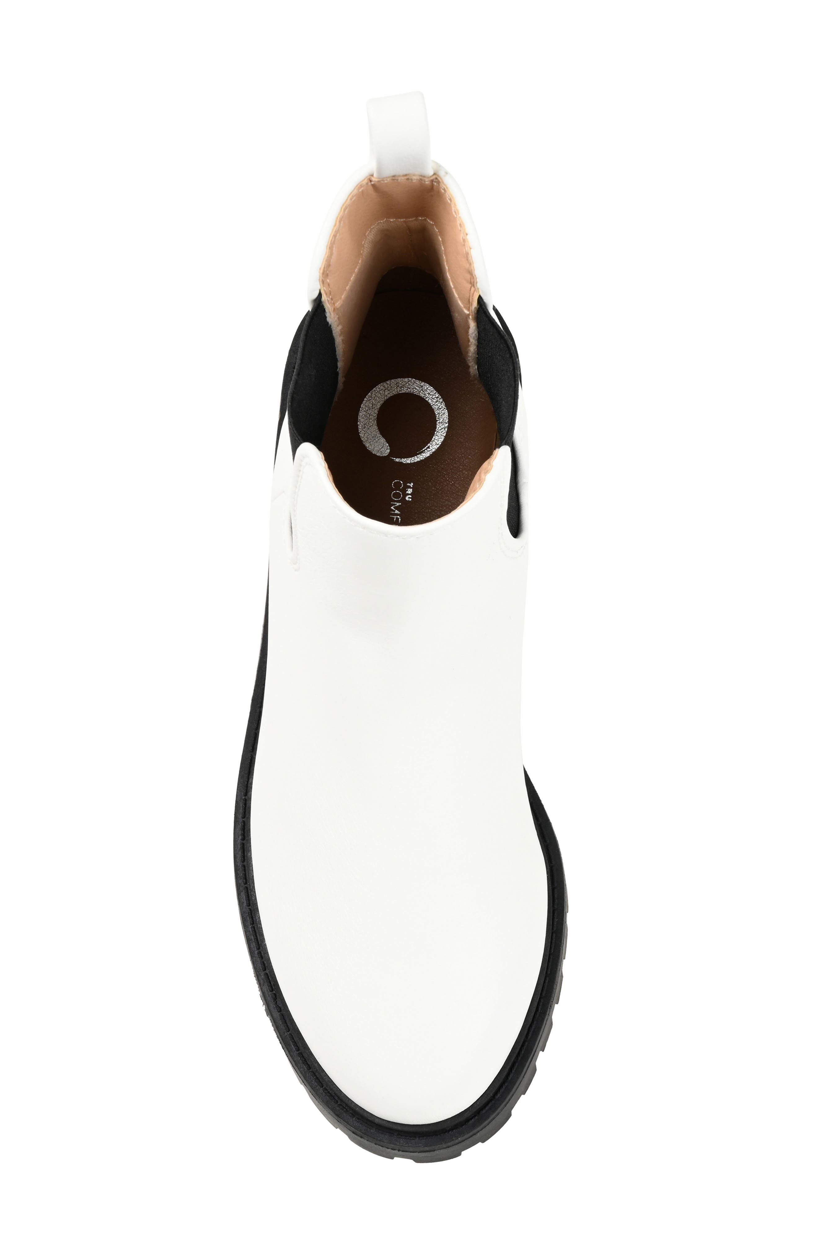 Journee Collection Kenova Bootie, Alternate, color, White