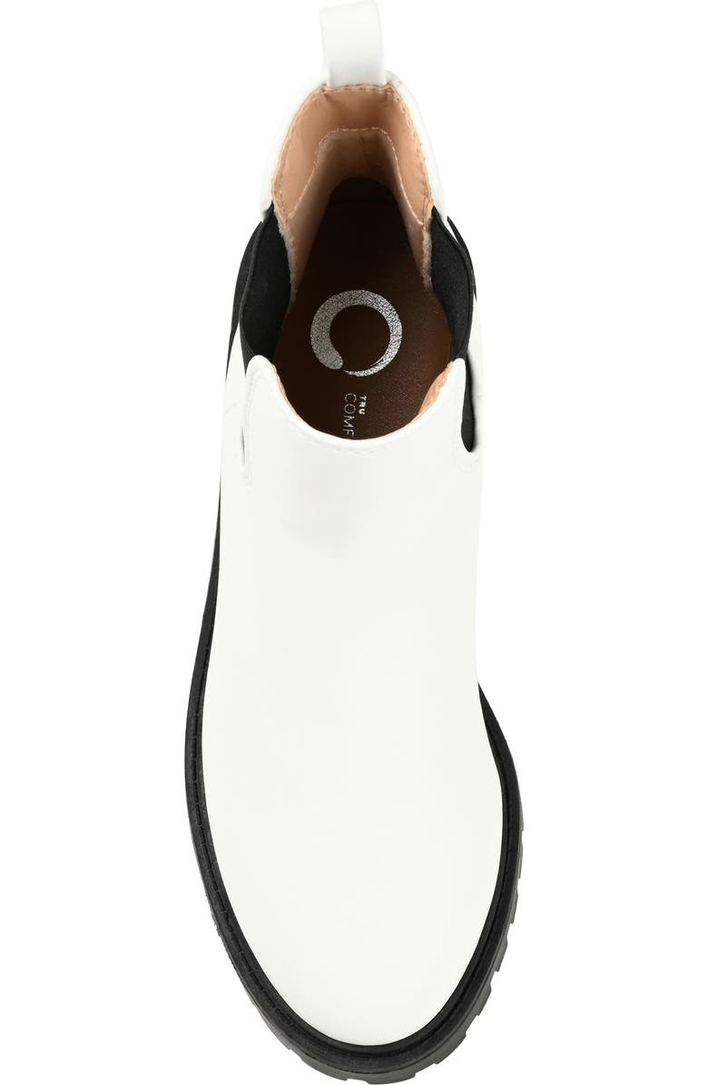 Journee Collection Kenova Bootie, Alternate, color, White