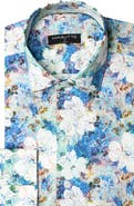 MASUTTO Gabrio Print Button-Up Long Sleeve Shirt