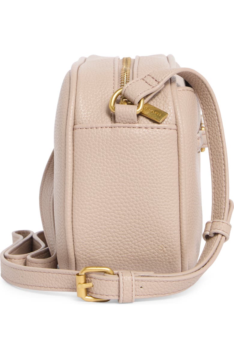 Tahari Trapezoid Camera Crossbody Bag, Alternate, color, Taupe