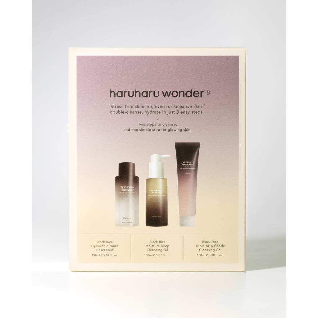 Haruharu Wonder Cleanse & Glow Set