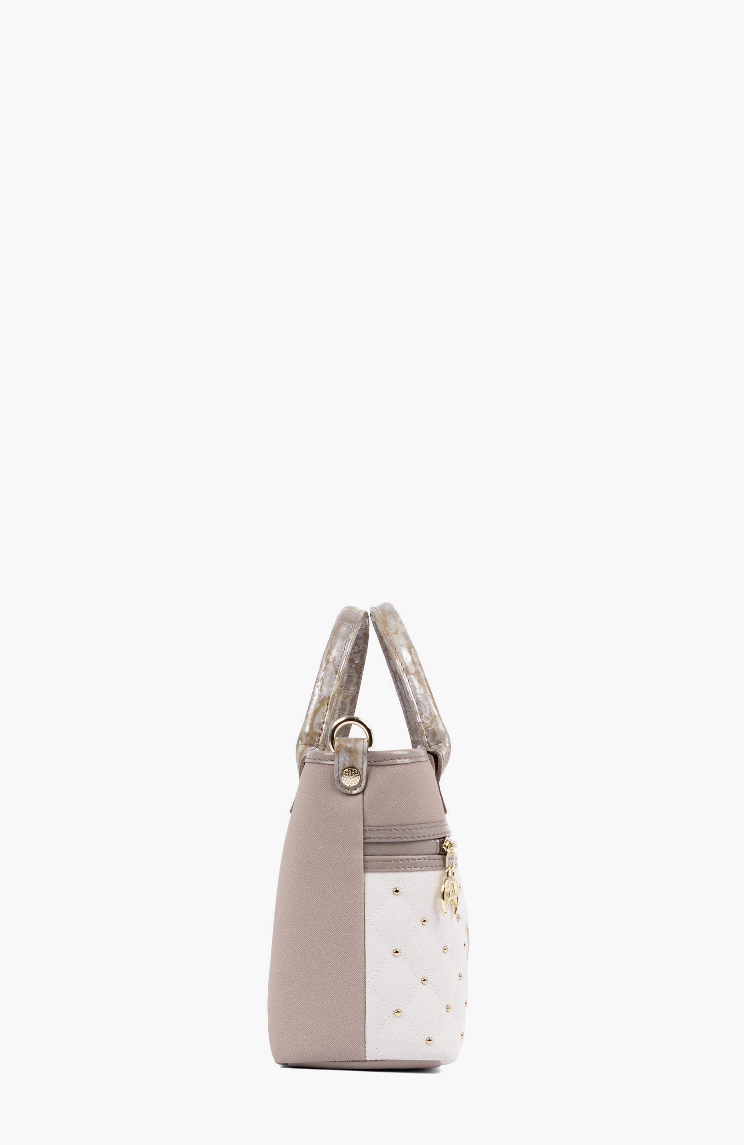 Craft 572 Mini Handbag, Alternate, color, Tan / White / Beige