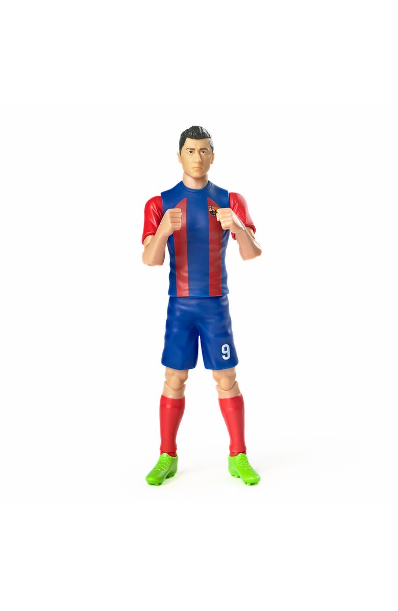 Banbo Toys SOCKERS FC Barcelona Robert Lewandowski 8" Collectible Soccer Action Figure, Alternate, color, Blue