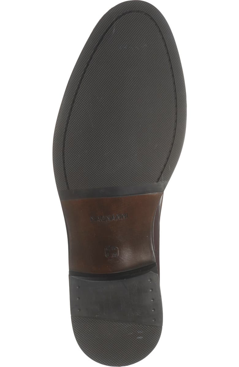 Magnanni Franklyn Monk Strap Shoe, Alternate, color, Mid Brown