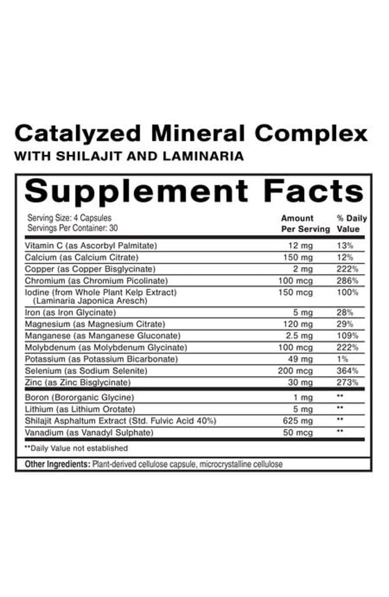 Quicksilver Scientific Dr. Shade's Catalyzed Mineral Complex Shilajit and Laminaria Supplement, Alternate, color, NO COLOR