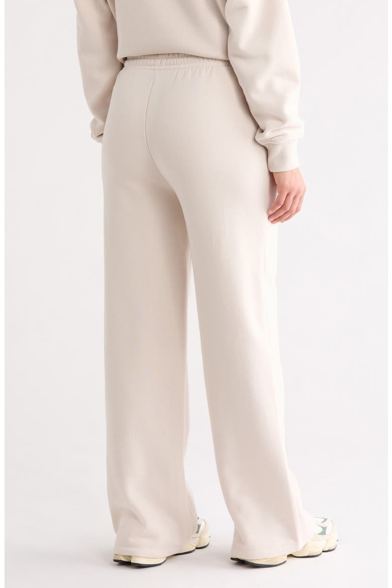 Silicon Fleece Wide Leg Pants, Alternate, color, CRYSTAL GRAY/ MAGNOLIA