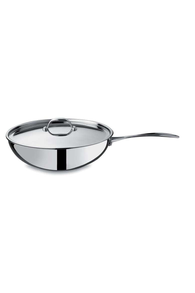 Glamour Diamond Wok, Main, color, Silver