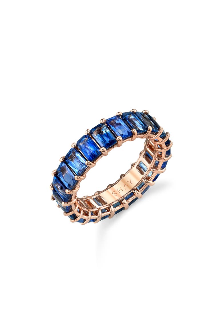 Basics Gemstone Eternity Ring, Main, color, SAPPHIRE