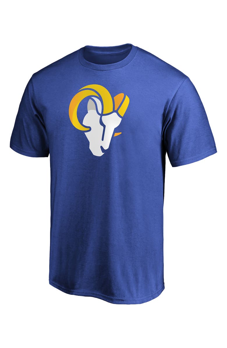FANATICS Men's Fanatics Branded Royal Los Angeles Rams Primary Logo Team T-Shirt, Main, color, Royal