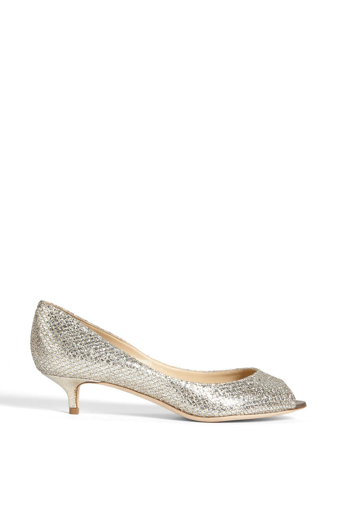 Jimmy Choo 'Caitlin' Peep Toe Pump, Alternate, color, 