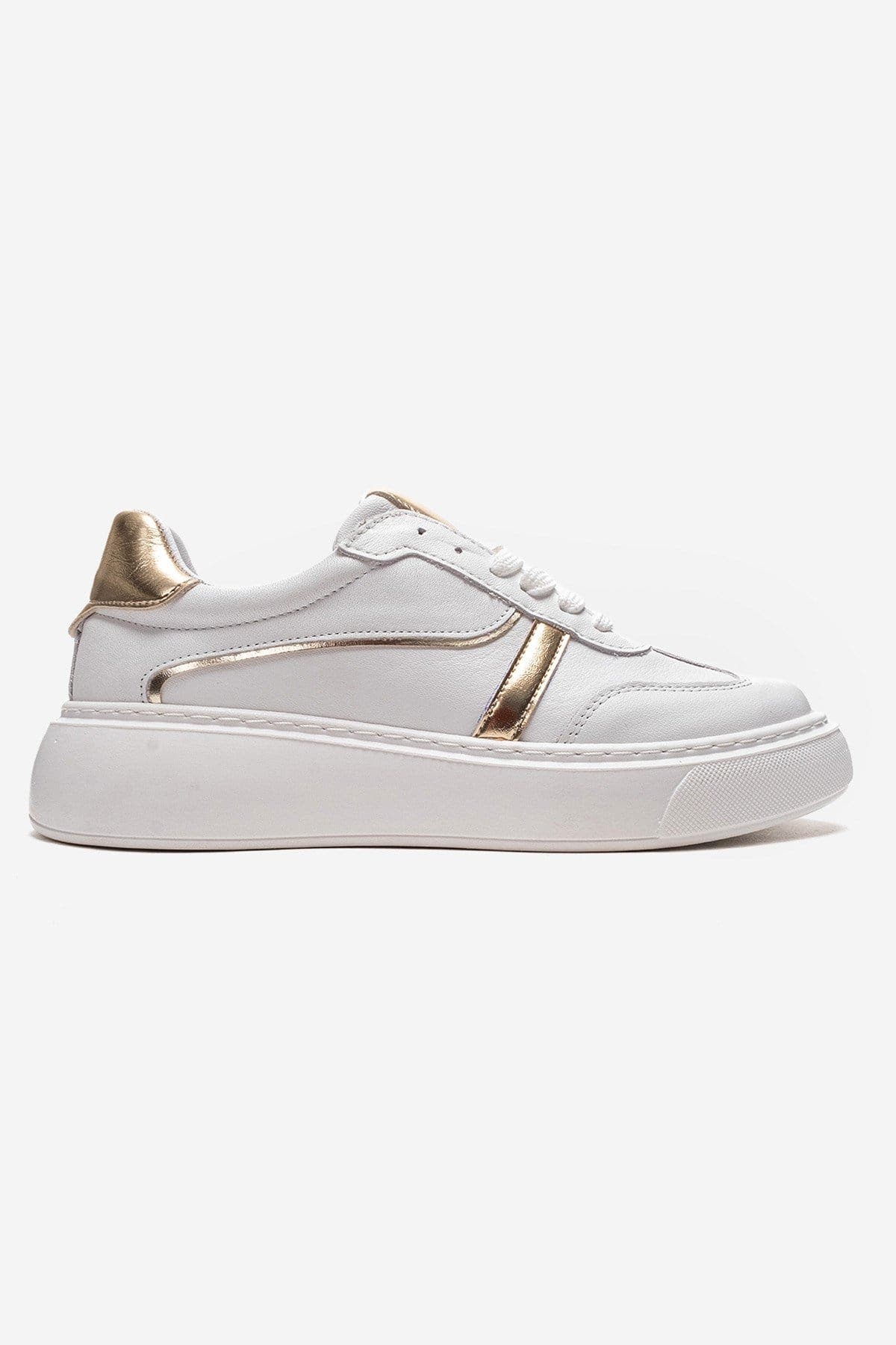 Forever & Always Shoes Ivara Leather Everyday Sneaker, Alternate, color, White