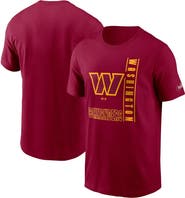 Nike Men's Nike Burgundy Washington Commanders Lockup Essential T-Shirt