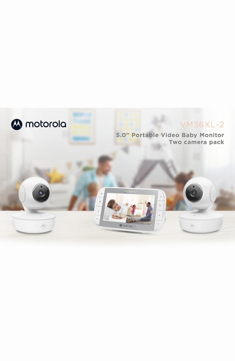 Motorola VM36XL-2 5 Motorized Pan/Tilt Video Baby Monitor Set, Alternate, color, 