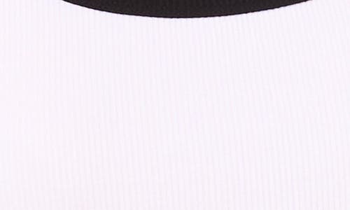 1.state Colorblock Jersey Tank In Ultra White