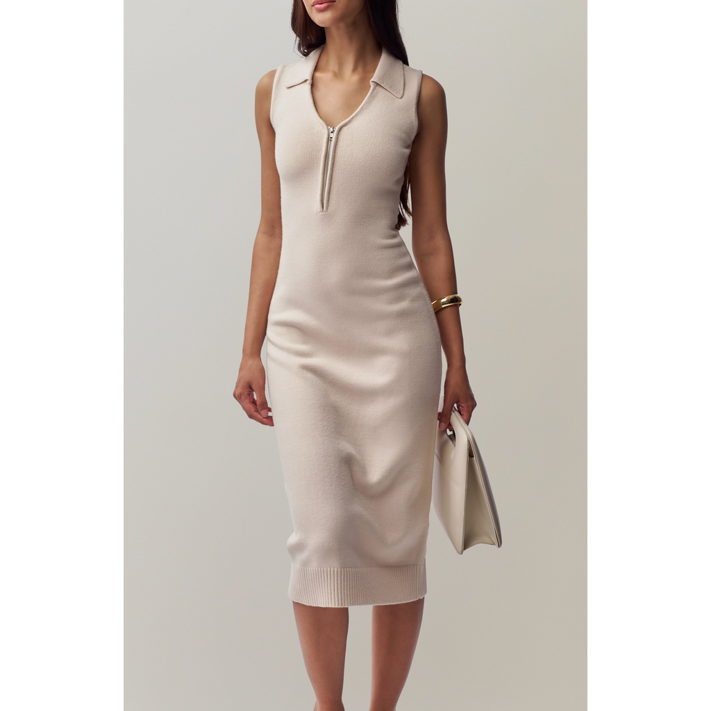 Guizio Calesia Midi Dress in Ivory  product