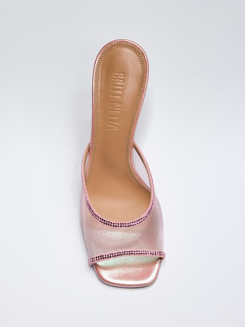 Britt Netta Candy Mule In Bubblegum Pink