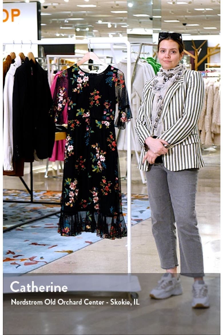 Wildflower Embroidered Cocktail Dress video
